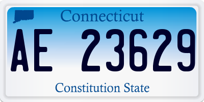 CT license plate AE23629