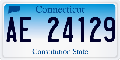 CT license plate AE24129