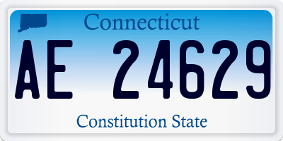 CT license plate AE24629