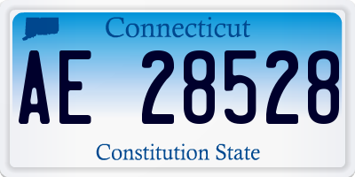 CT license plate AE28528