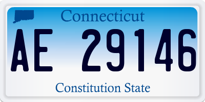 CT license plate AE29146