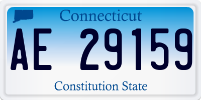 CT license plate AE29159