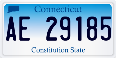 CT license plate AE29185