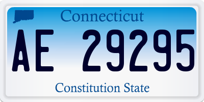 CT license plate AE29295