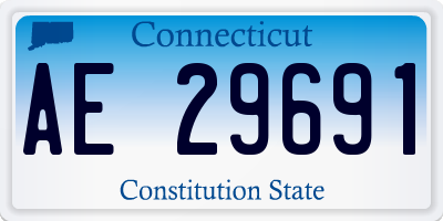 CT license plate AE29691