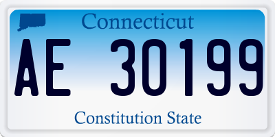 CT license plate AE30199