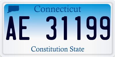 CT license plate AE31199