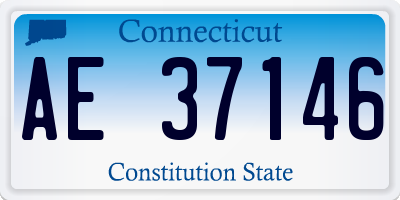 CT license plate AE37146