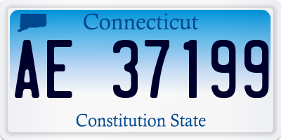 CT license plate AE37199
