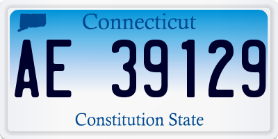 CT license plate AE39129