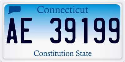 CT license plate AE39199