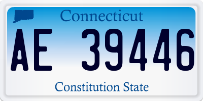 CT license plate AE39446