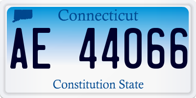 CT license plate AE44066