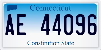 CT license plate AE44096