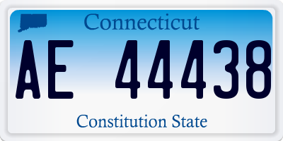 CT license plate AE44438