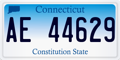 CT license plate AE44629