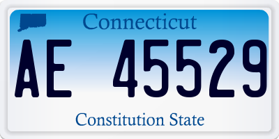 CT license plate AE45529