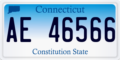 CT license plate AE46566