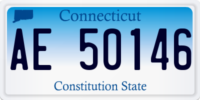 CT license plate AE50146