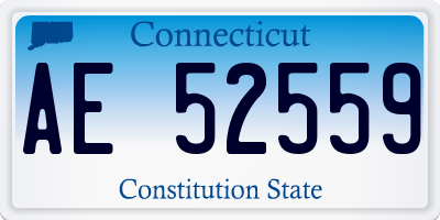 CT license plate AE52559