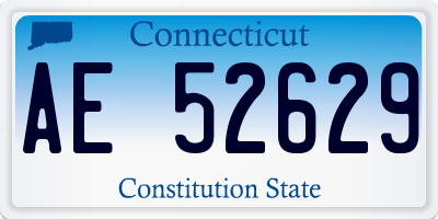 CT license plate AE52629