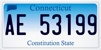 CT license plate AE53199