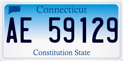CT license plate AE59129