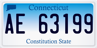 CT license plate AE63199