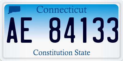 CT license plate AE84133