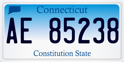 CT license plate AE85238