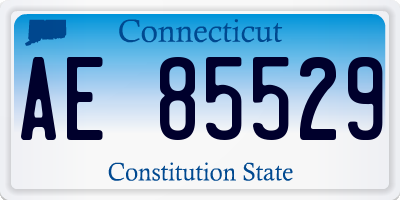 CT license plate AE85529