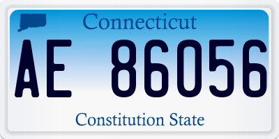 CT license plate AE86056