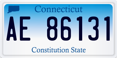 CT license plate AE86131