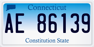 CT license plate AE86139