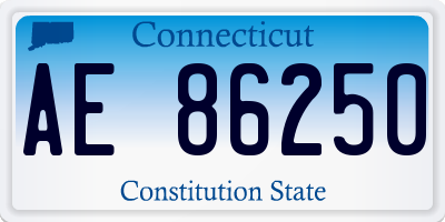 CT license plate AE86250