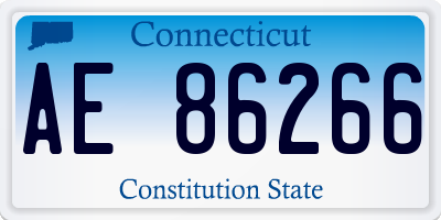 CT license plate AE86266