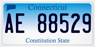 CT license plate AE88529