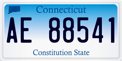 CT license plate AE88541
