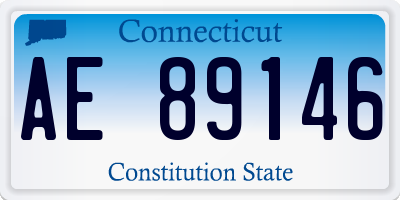 CT license plate AE89146