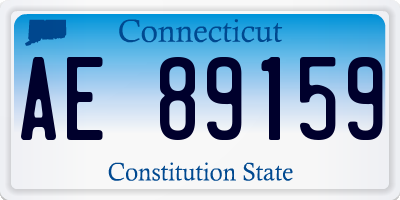 CT license plate AE89159
