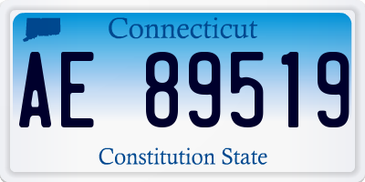 CT license plate AE89519