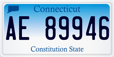 CT license plate AE89946