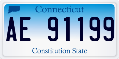 CT license plate AE91199