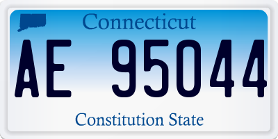 CT license plate AE95044