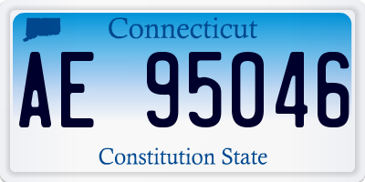 CT license plate AE95046