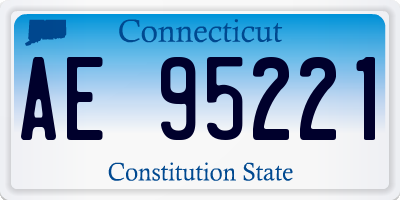 CT license plate AE95221