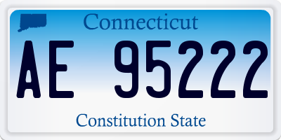 CT license plate AE95222