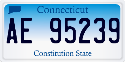 CT license plate AE95239