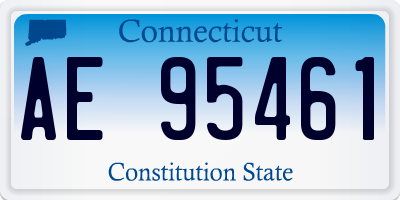 CT license plate AE95461