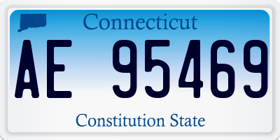 CT license plate AE95469